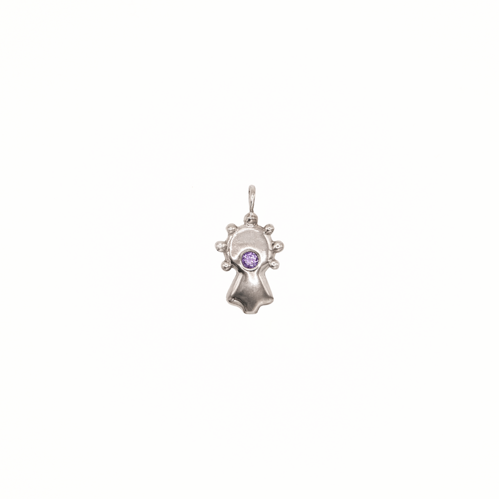 Charm Virgen del Pilar plata