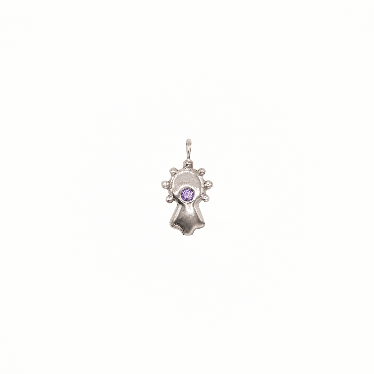 Charm Virgen del Pilar plata