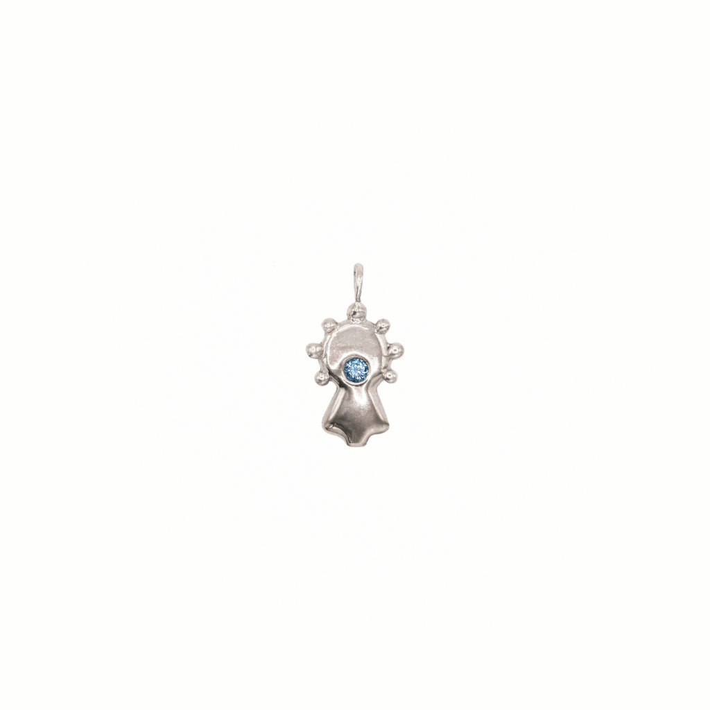 Charm Virgen del Pilar plata