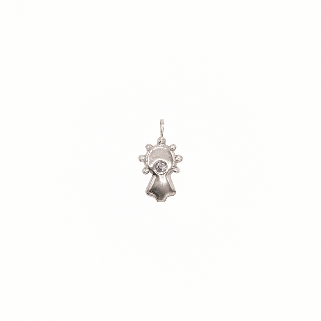 Charm Virgen del Pilar plata
