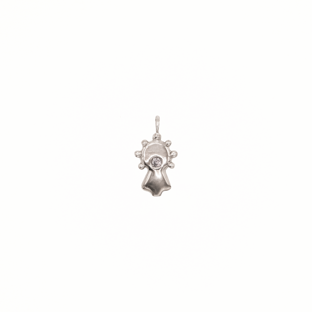 Charm Virgen del Pilar plata
