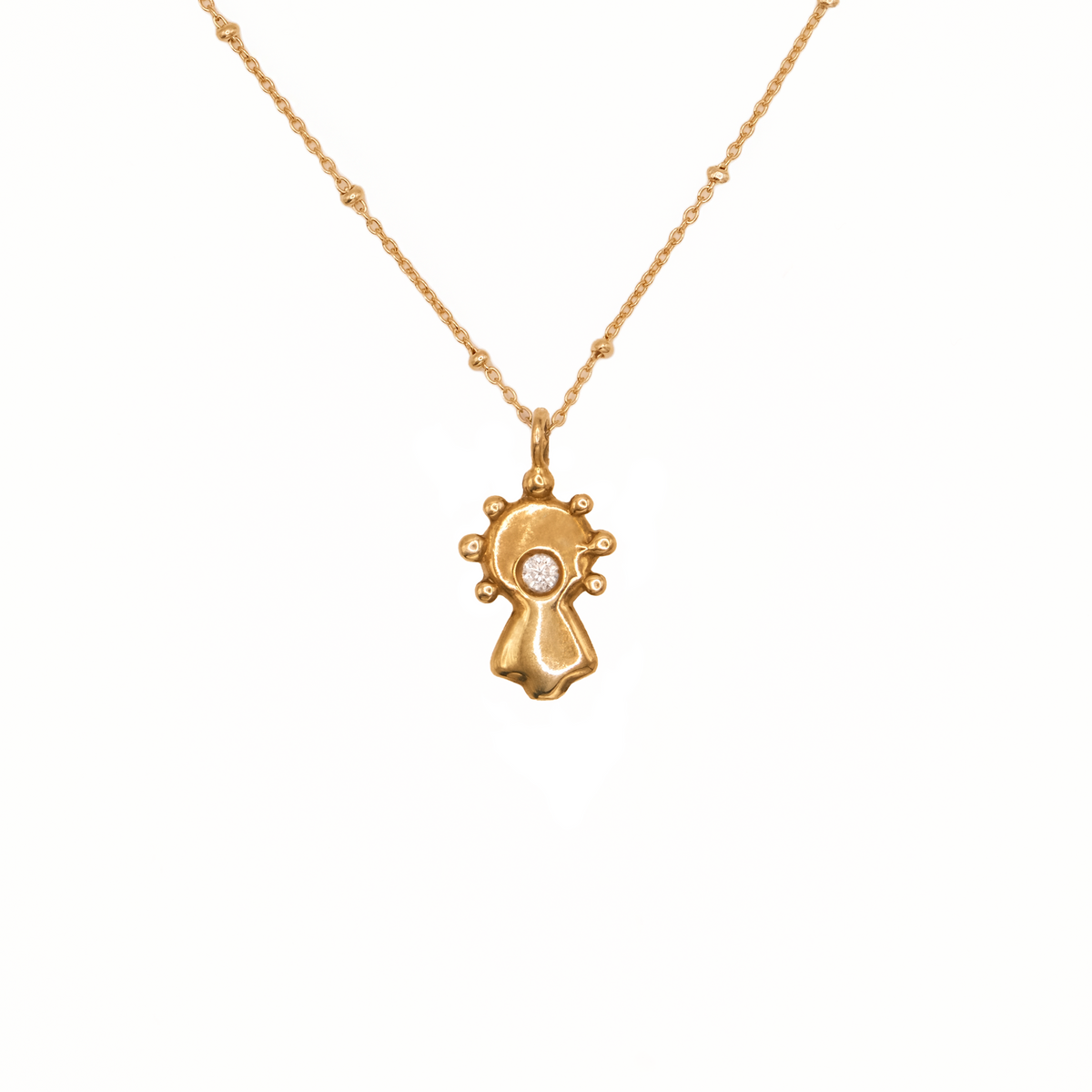 Collar Virgen del Pilar Oro