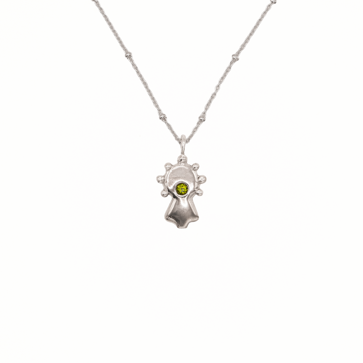 Collar Virgen del Pilar plata