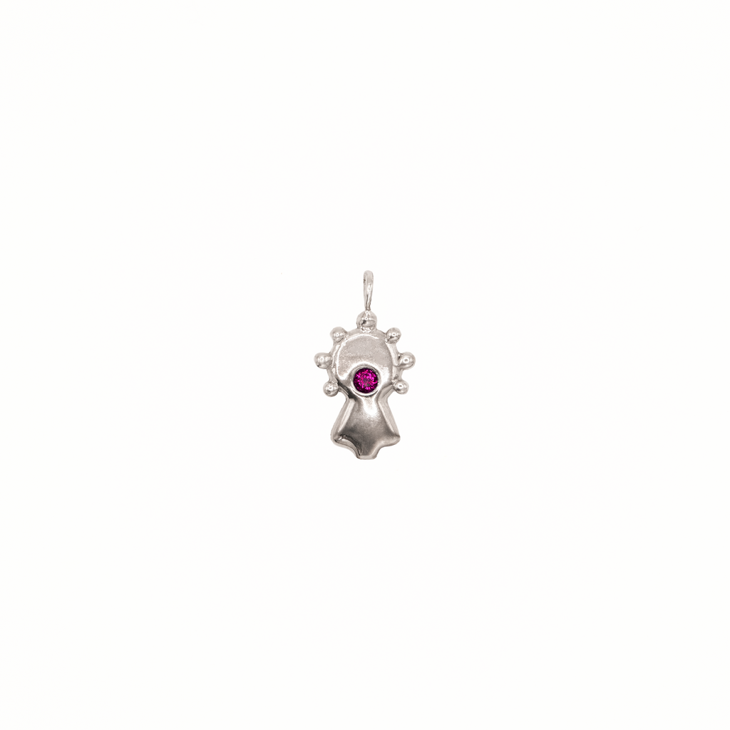 Charm Virgen del Pilar plata