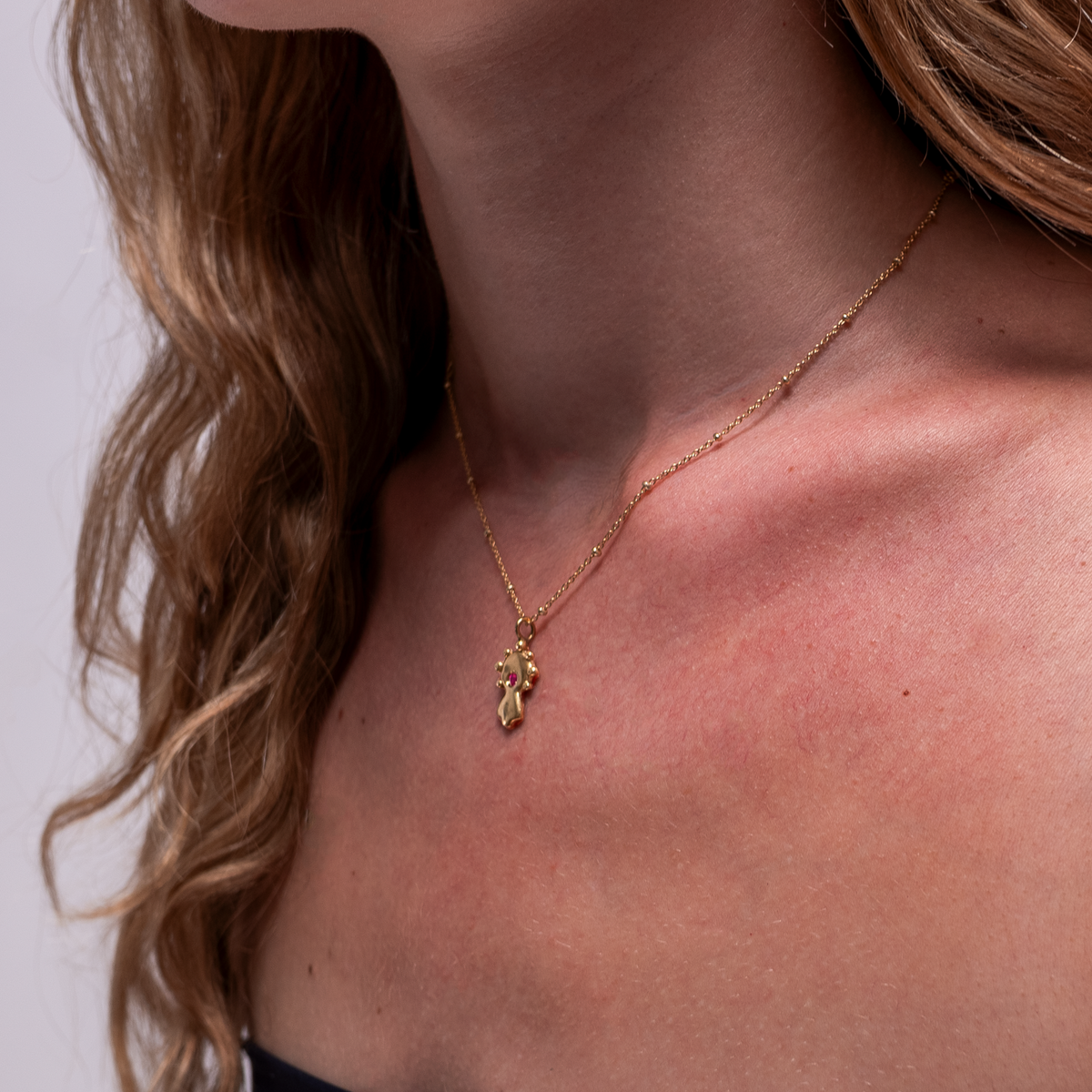 Collar Virgen del Pilar Oro