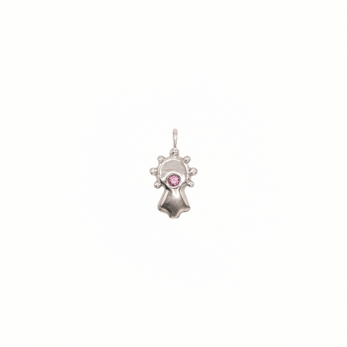 Charm Virgen del Pilar plata