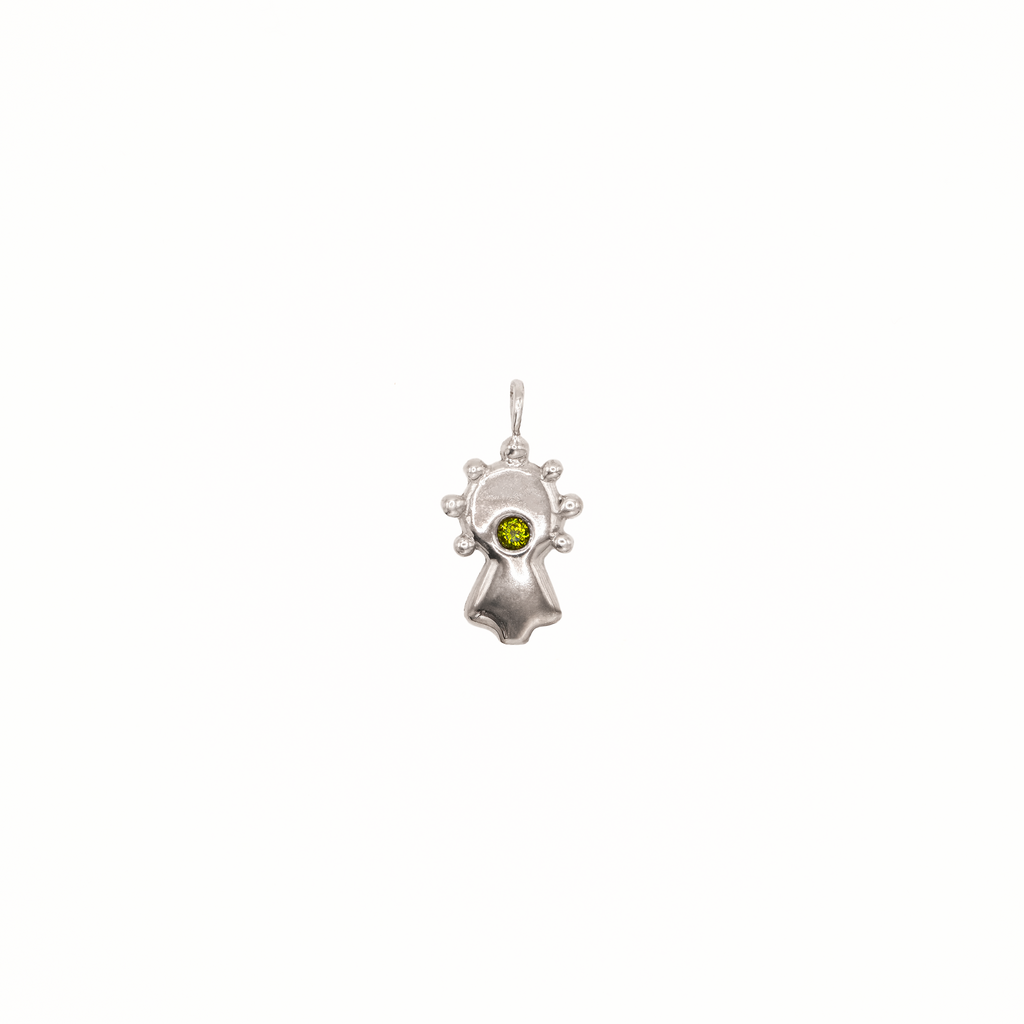 Charm Virgen del Pilar plata